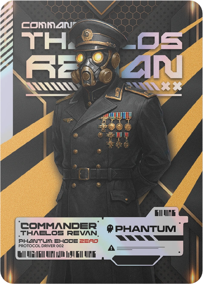 COMMANDANT THÆLOS REVAN : Législateur du Vide